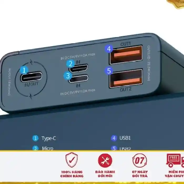 Remax RPP-292 20000mAh Gallop Series 20W+22.5W+PD+QC Fast Charging 4 Output Ports Power Bank